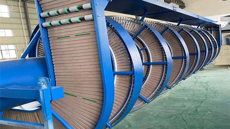 체인 나선형 컨베이어 준비