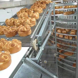 SS chain cooling spiral conveyor